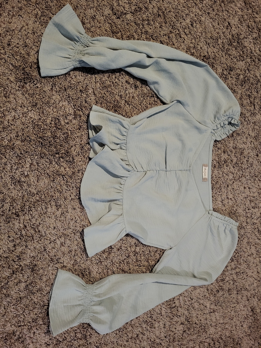 Altar'd State Sage Crewneck Top